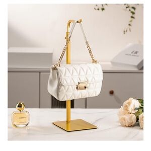 🆕 Purse Holder Handbag Display Stand: Gold Hanger Rack for Bags, Purses